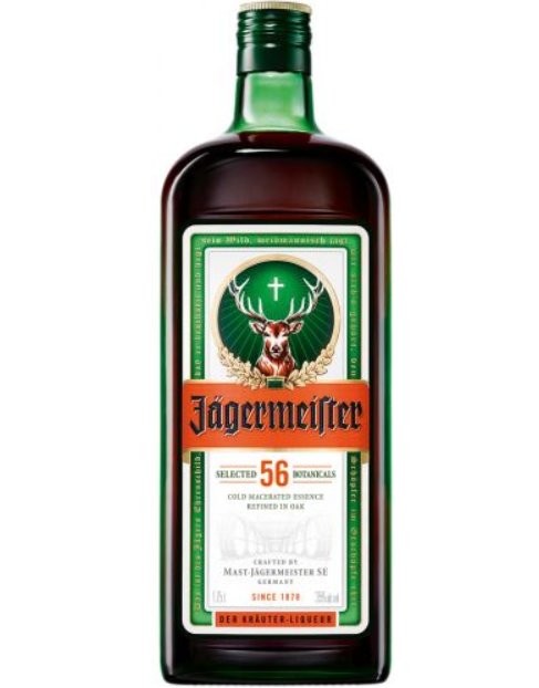 Jägermeister 750ml 6本セット Jagermeister Herbal Flavor Cold Macerated Essence Liquor, 1